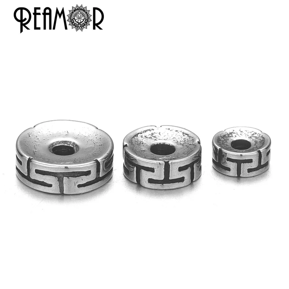 

REAMOR 5 шт. 6/8/10 мм Металлические бусины разделители тибетский Будда для браслетов, ожерелий, ювелирных изделий