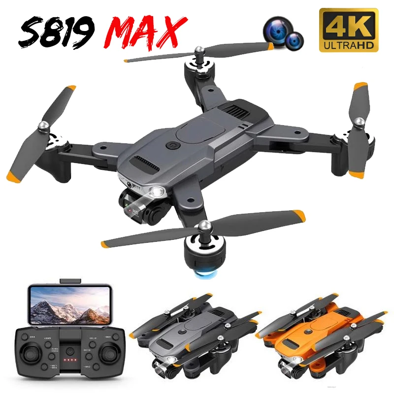 

Дрон S819 4k Профессиональный с HD-камерой и бесщеточным Мотором