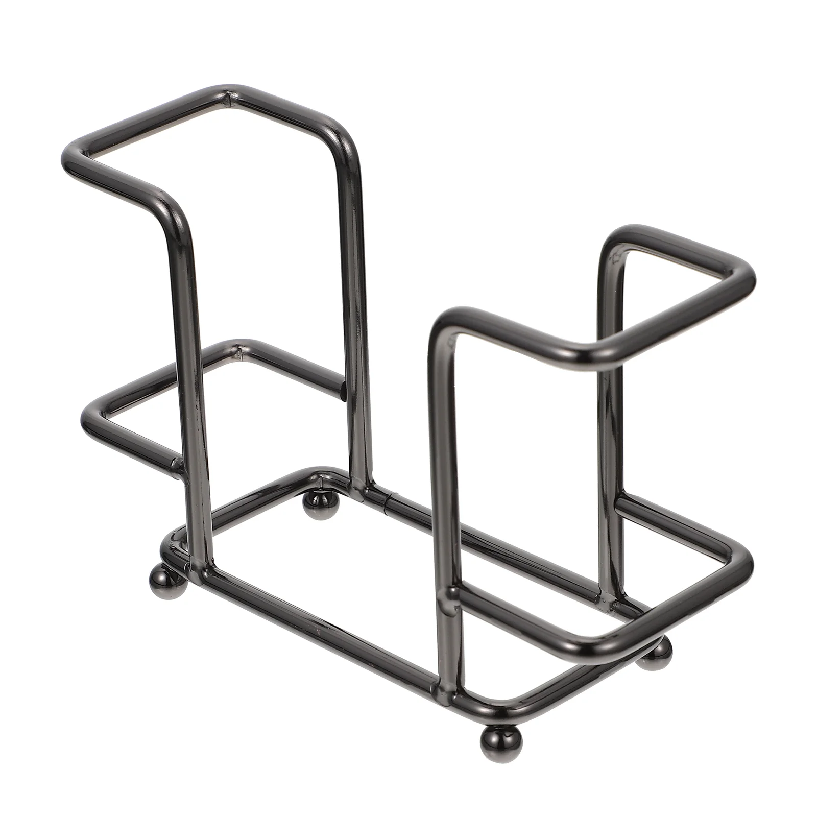 

Iron Napkin Holder Rack Home Use Creative Tissue Nordic Decor Desktop Stereo Stroage Tabletop Hotel Metal Paper Towel