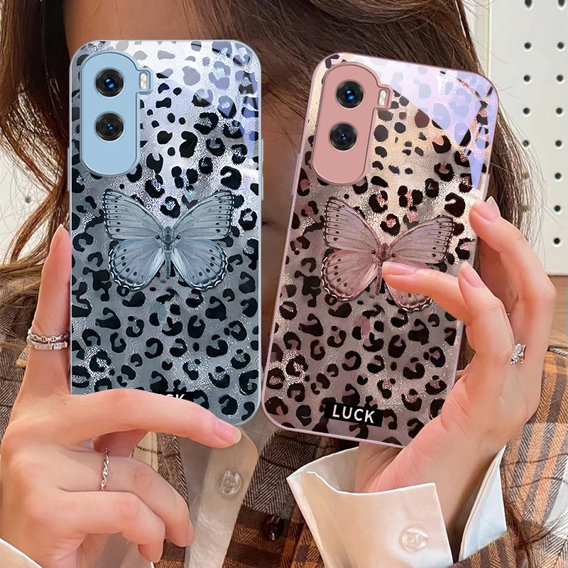 Цвет Banwen Butterfly для Honor 200 90 8X 9X Pro Lite P50 P40 Nova 10 11i P60 Magic4 6 Mate 20 50 Чехол телефона из