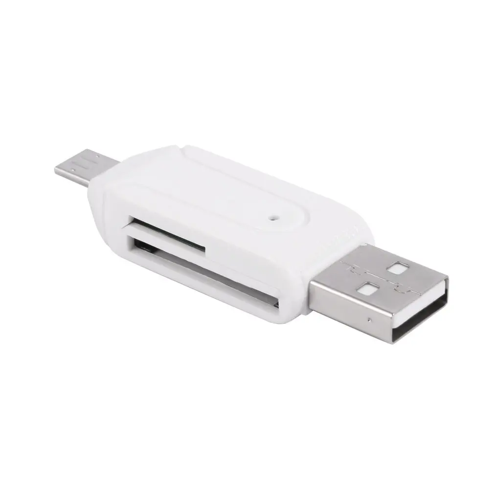 

NEW Type-C & USB 2 In 1 OTG Card Reader High-speed USB2.0 Universal OTG TF/SD For Android Computer Extension Headers