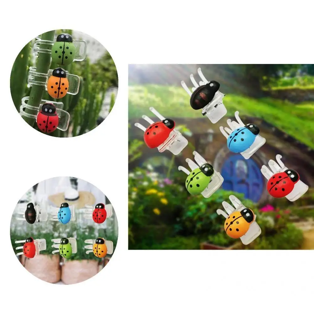 

30Pcs/Bag Flower Stem Clip Cute Multifunction Vine Plant Support Clip Reusable Widely Use Plant Clip