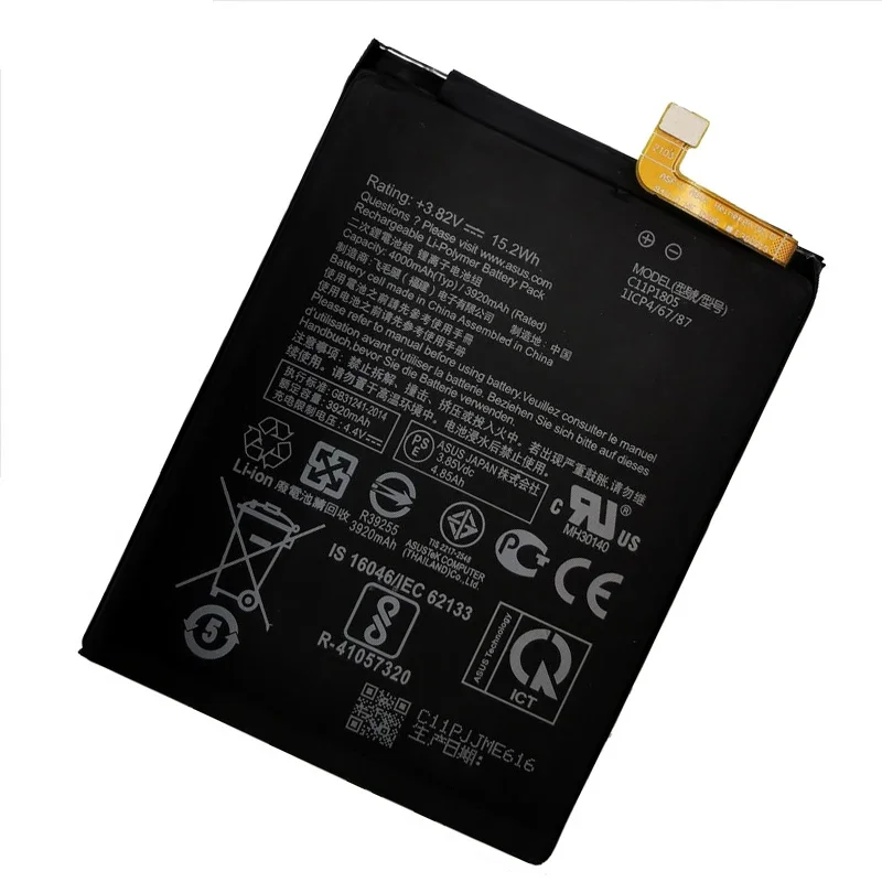 2024 года 100% оригинальный аккумулятор C11P1805 для ASUS Zenfone MAX (M2) X01AD ZB632KL ZB633KL
