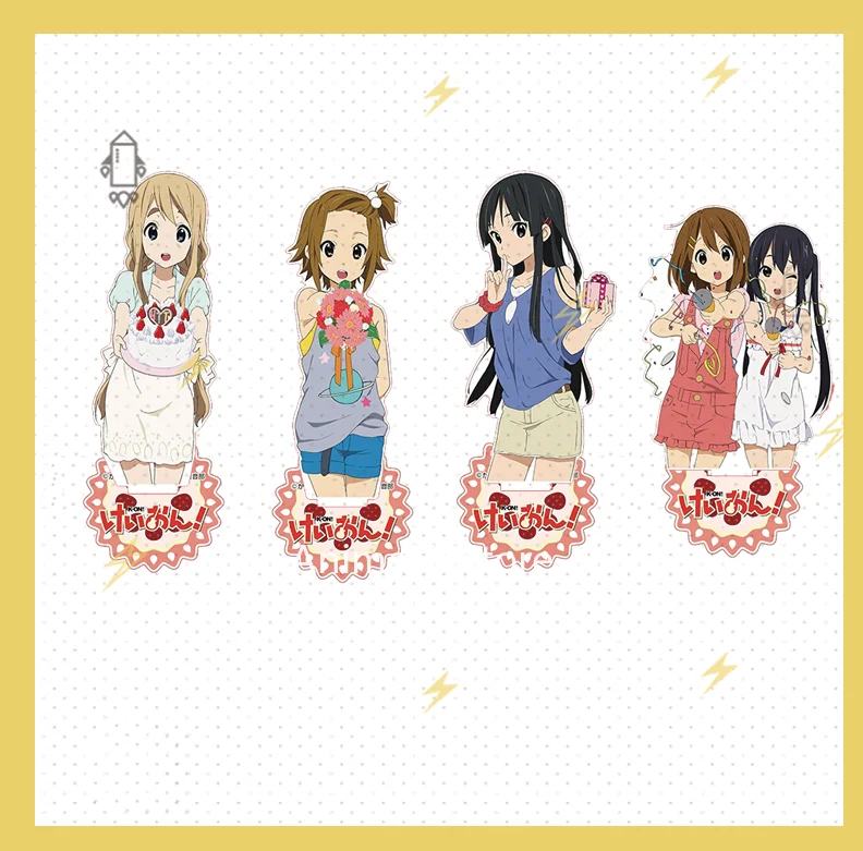 

Anime K-ON!! Figure Doll K-ON Akiyama Mio Hirasawa Yui Nakano Azusa Tainaka Ritsu Acrylic Figura Stand Model Cosplay Toy Gift