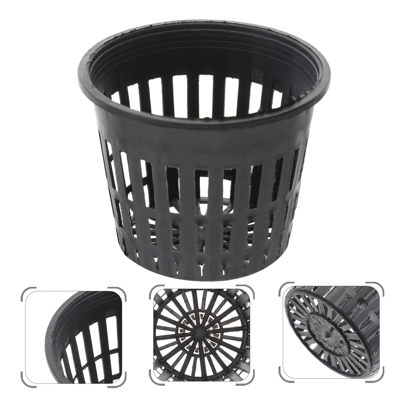 

10 PCS Multi-small Mesh Planting Basin Mini Plastic Containers Flower Pot Orchid