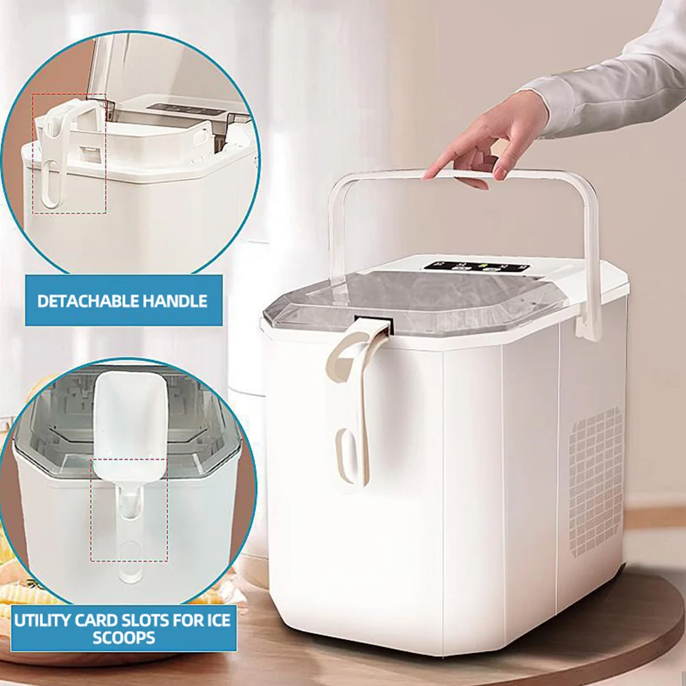 Умная мини машина для кубиков льда портативная приготовления автоматическая