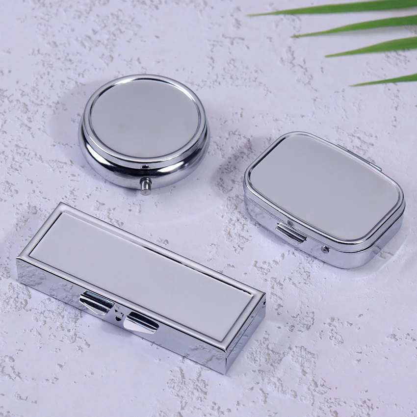1PC przenośne niezbędne do podróży Pill Splitters futerał na pigułki pojemnik na leki organizator metalowe pudełko na pigułki 3 1PC przenośne niezbędne do podróży Pill Splitters futerał na pigułki pojemnik na leki organizator metalowe pudełko na pigułki 3