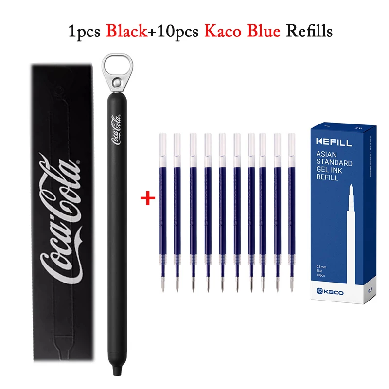 Гелевая ручка KACO Coca-Cola черная