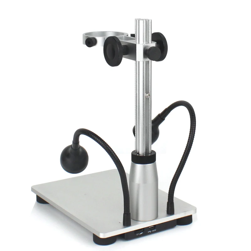 Подставка из алюминиевого сплава USB-подставка для микроскопа держатель