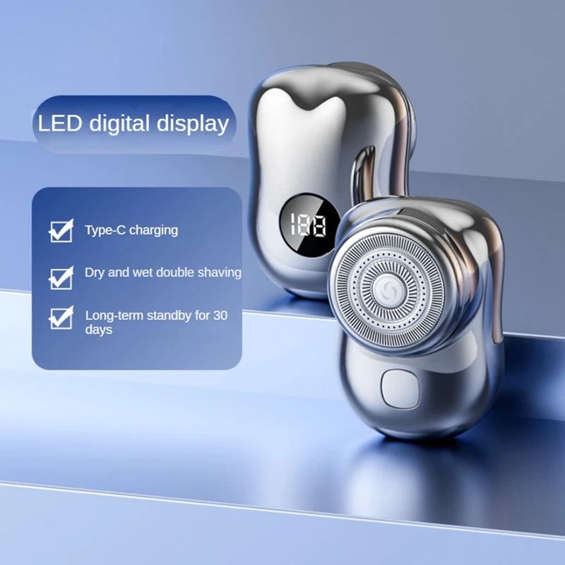 Электробритва USB Перезаряжаемый цифровой дисплей Многофункциональная дорожная