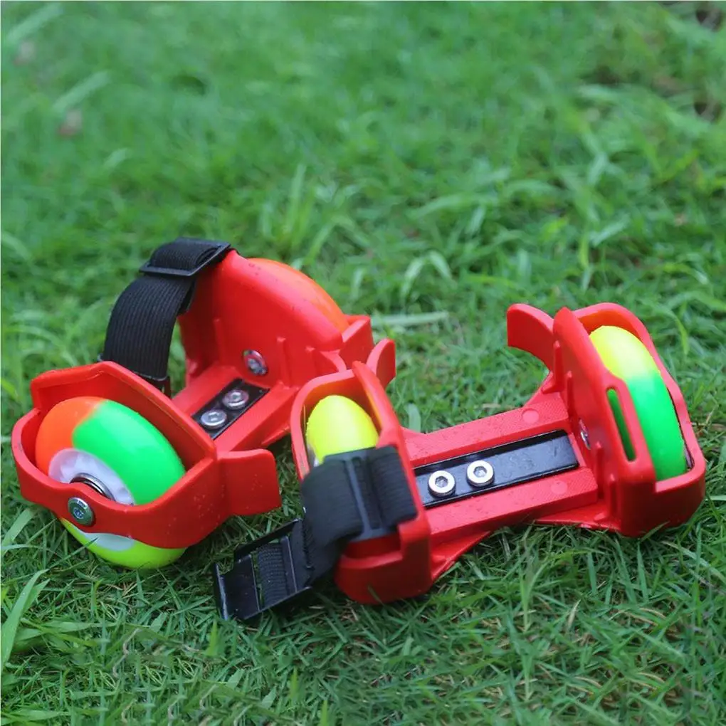 

Heel Wheel Skates Kid Sports Toys Roller Skate Inline Sport Accessory Red