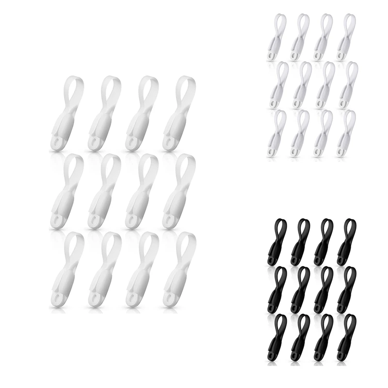 

12Pcs Cord Organizer Silicone Cord Holder For Appliances, Self Adhesive Kitchen Appliance Cord Transparent