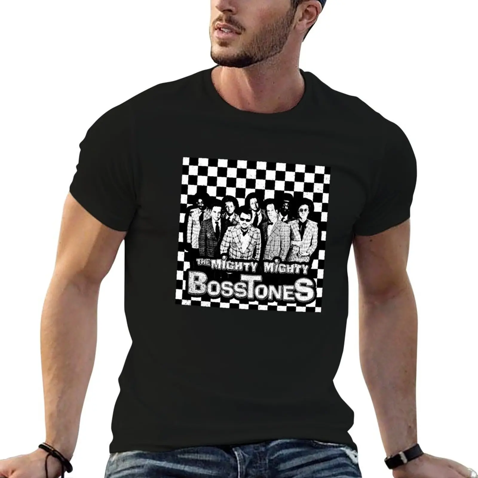 Фото Футболка Bosstones в рабочем стиле, повседневная футболка №1