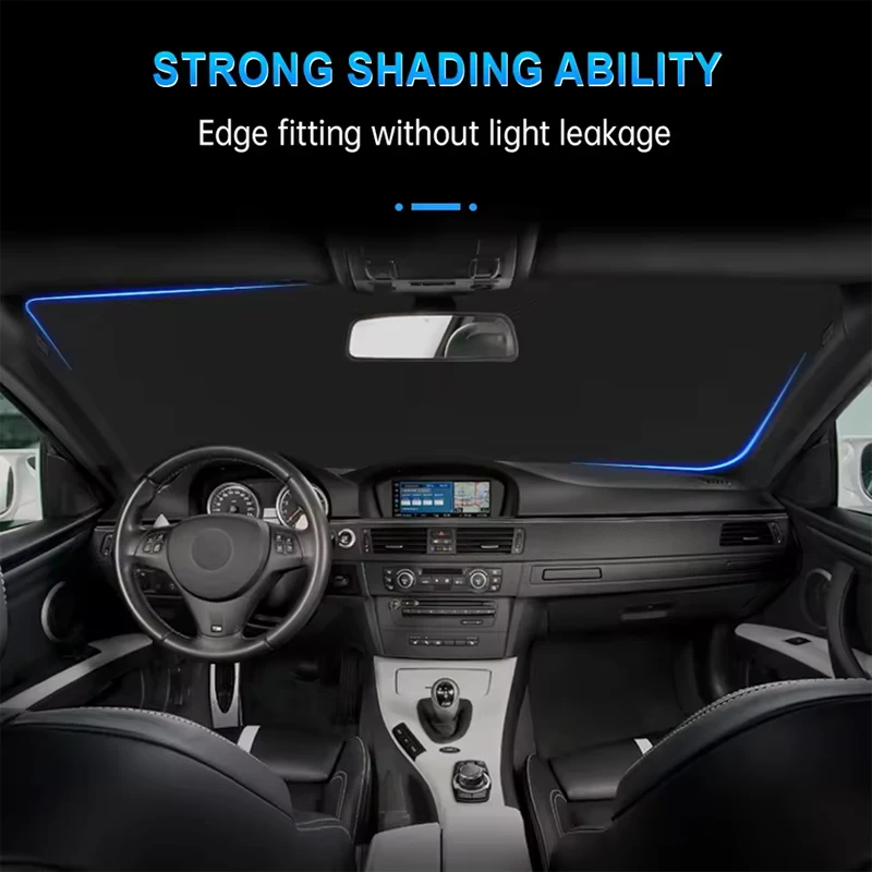 Фото Складная солнцезащитная шторка для лобового стекла Nissan Juke, УФ-отражающая защита от солнца, аксессуары для салона автомобиля №5