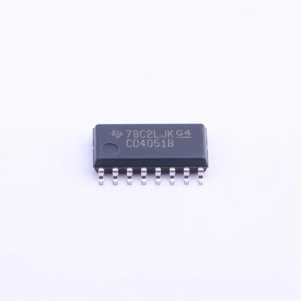 

CD4051 Analog Multiplexer Single 8:1 16-Pin SOP CD4051BNSR