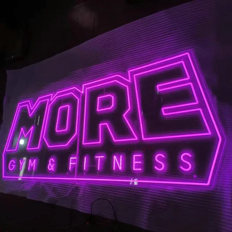 Ustom Неоновая вывеска Большой светодиодный настенный декор для домашних деловых