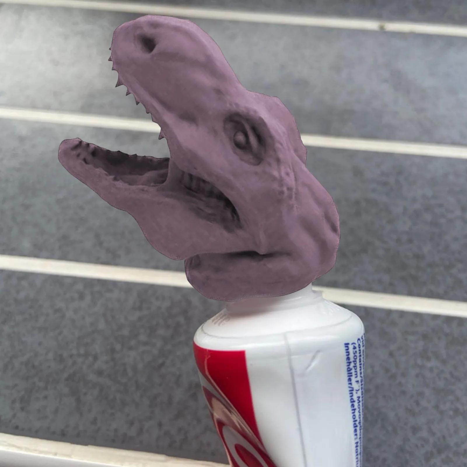 Крышка для зубной пасты в виде забавного динозавра, креативная Персонализированная зубная паста, пластиковая крышка для защиты бутылок
