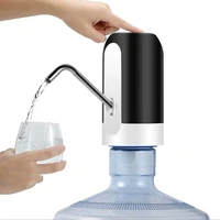 electric water dispenser pump smart usb charging drinking water bottle pump auto switch drinking dispenser water pump with light