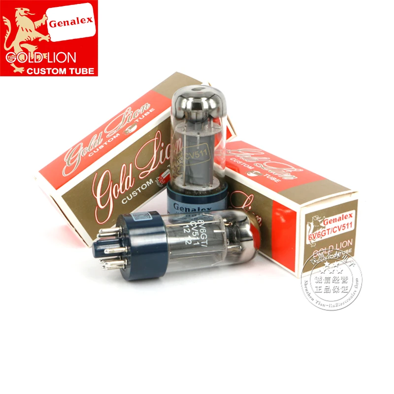 Сменная электронная трубка GOLD LION 6V6GT 6V6GT/CV511/6P6P вакуумная оригинальная Заводская