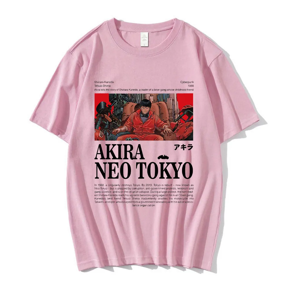 

Akira Neo Tokyo T Shirt Women Men Anime Manga T-shirt Harajuku Casual Japanese Style Short Sleeve Summer Tee Shirt Oversize