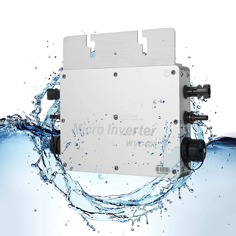

600W 700W Solar Inverter Grid Tie MPPT Mini Inverter 22-60V IP65 Waterproof Solar Power Grid Tie Inverter US/UK/AU/EU Plug