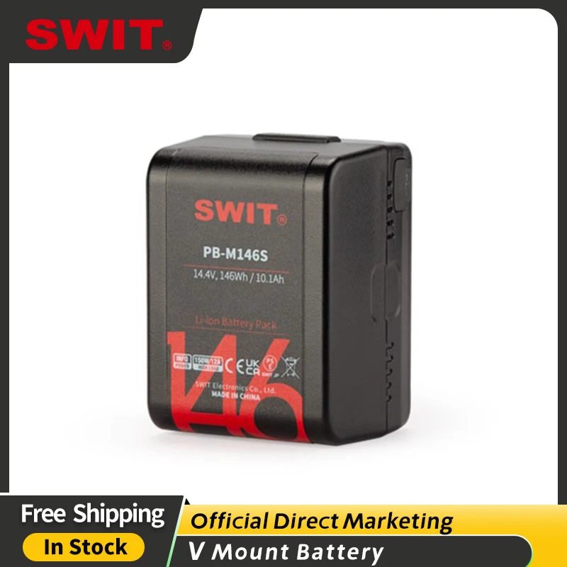 

SWIT PB-M146S 146Wh Pocket V-mount Battery Pack