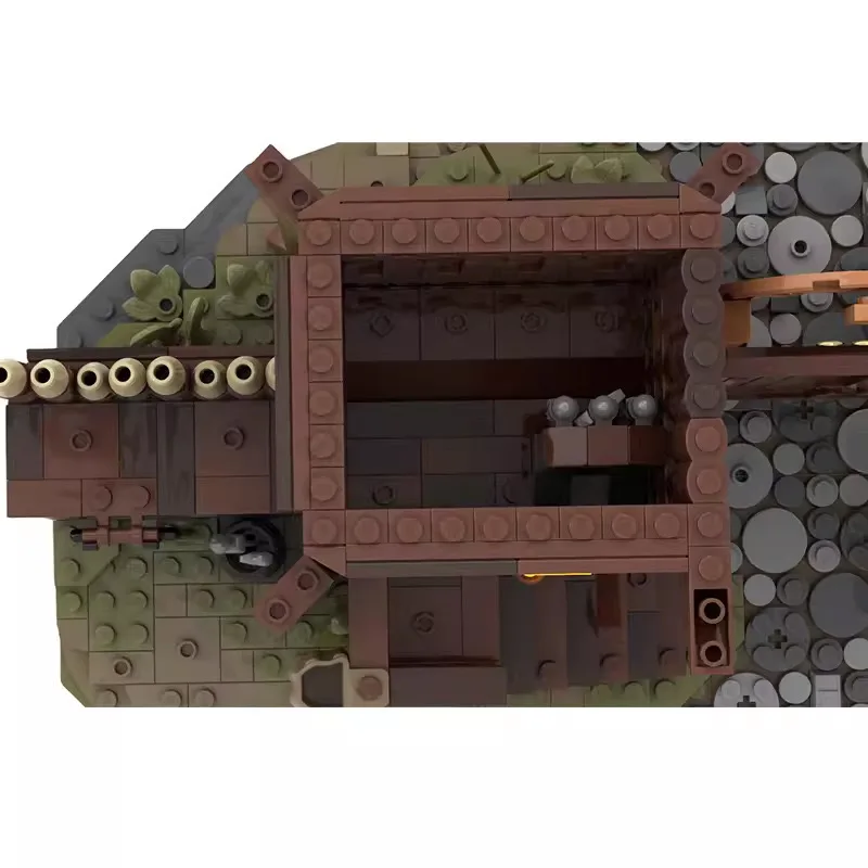 Конструктор MOC архитектура ворота разорванных моделей строительные блоки