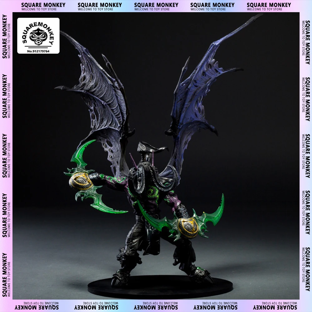 

Warcraft Wow игрушечная фигурка охотника за демонами Иллидан, статуэтка из ПВХ, игрушечная статуэтка, Коллекционная модель, украшения, игрушки, п...