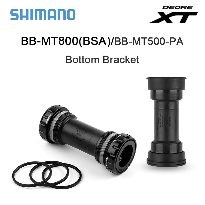 Нижний Кронштейн Shimano Deore XT MT800 BSA BB52 68/73 мм BB-MT500 PA Press Fit BB 89 5/92 Hollowtech II MTB детали для