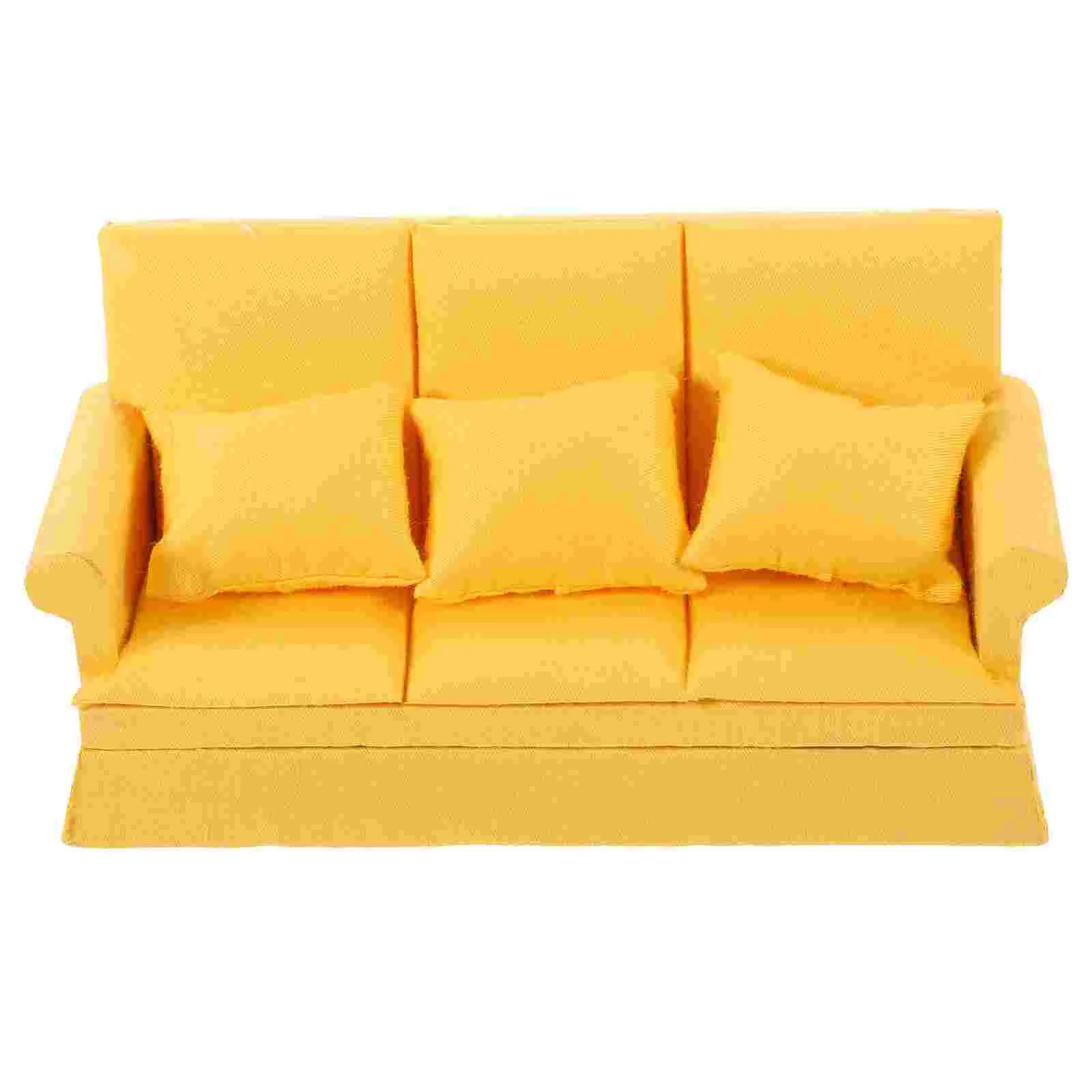 

Mini Sofa House Supplies Couch Baby Prop Miniature Furniture Adorable Tiny