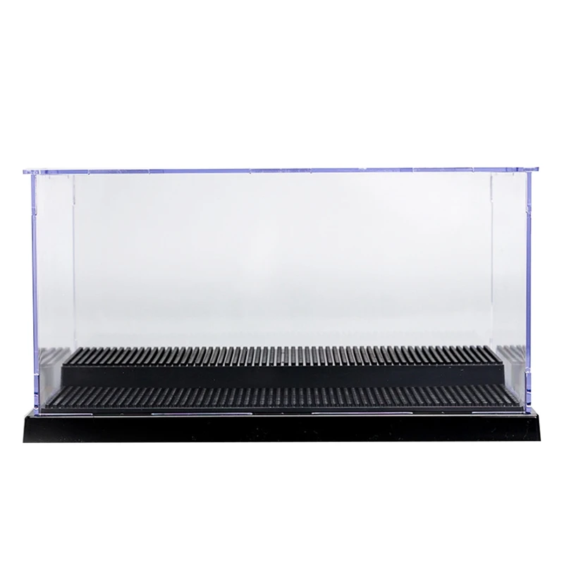 Double-Layer Diamond Micro-Particle Bottom Display Box Building Block Doll High Transparent Dust-Proof Box Storage Box
