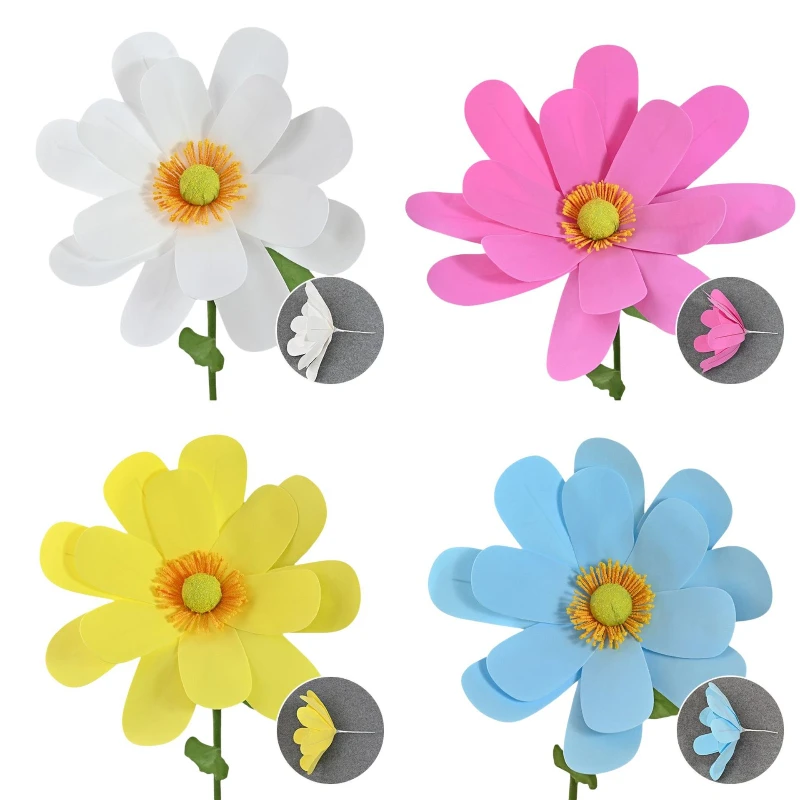 70 см Искусственный цветок из пены свадебное украшение реквизит для фотосъемки