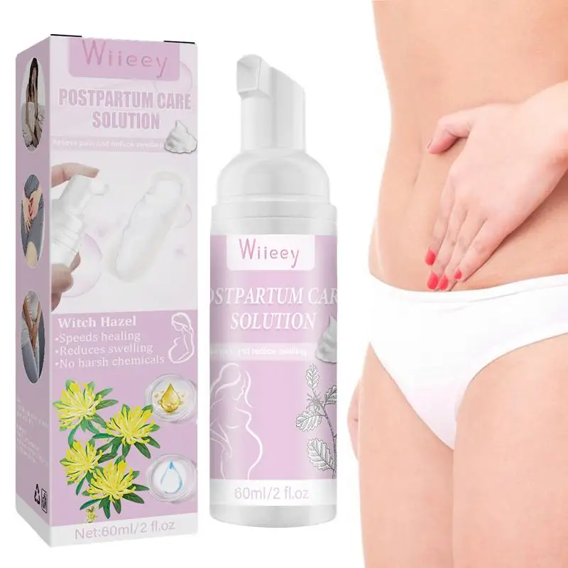 

Women Private Part Care Solution Feminine Intimate Postpartum Care Mousse Cooling Witch Hazel Wash Organic Care Safe Ingredients