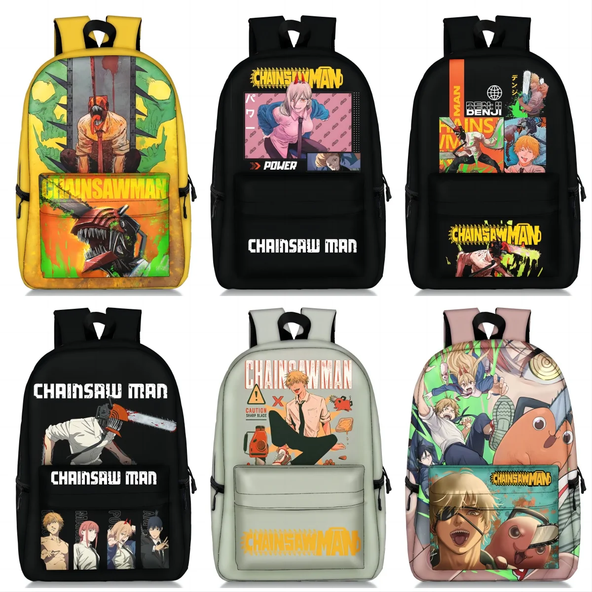 

Anime Chainsaw Man Backpack for Teenager Denji Pochita Children School Bags GirlsDaypack Makima Power Rucksack Laptop Backpacks
