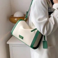 famouse brand pillow handbag with thick handle designer contrast shoulder bag for women clutch purses crossbody bag
