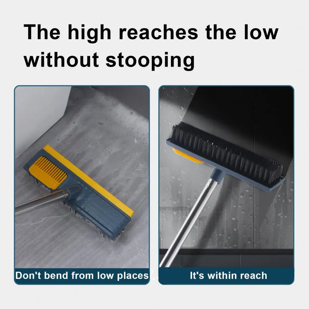 3-секционная щетка для пола. Простая в использовании скребок Телескопическая