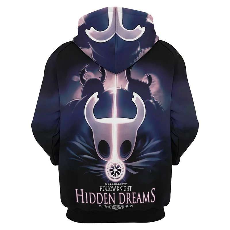 

Hollow Knight Graphic Hoodie Men Clothing 3D ACT Game Mothwing Cloak Printed New in Hoodies Women Harajuku Fashion y2k Pullover