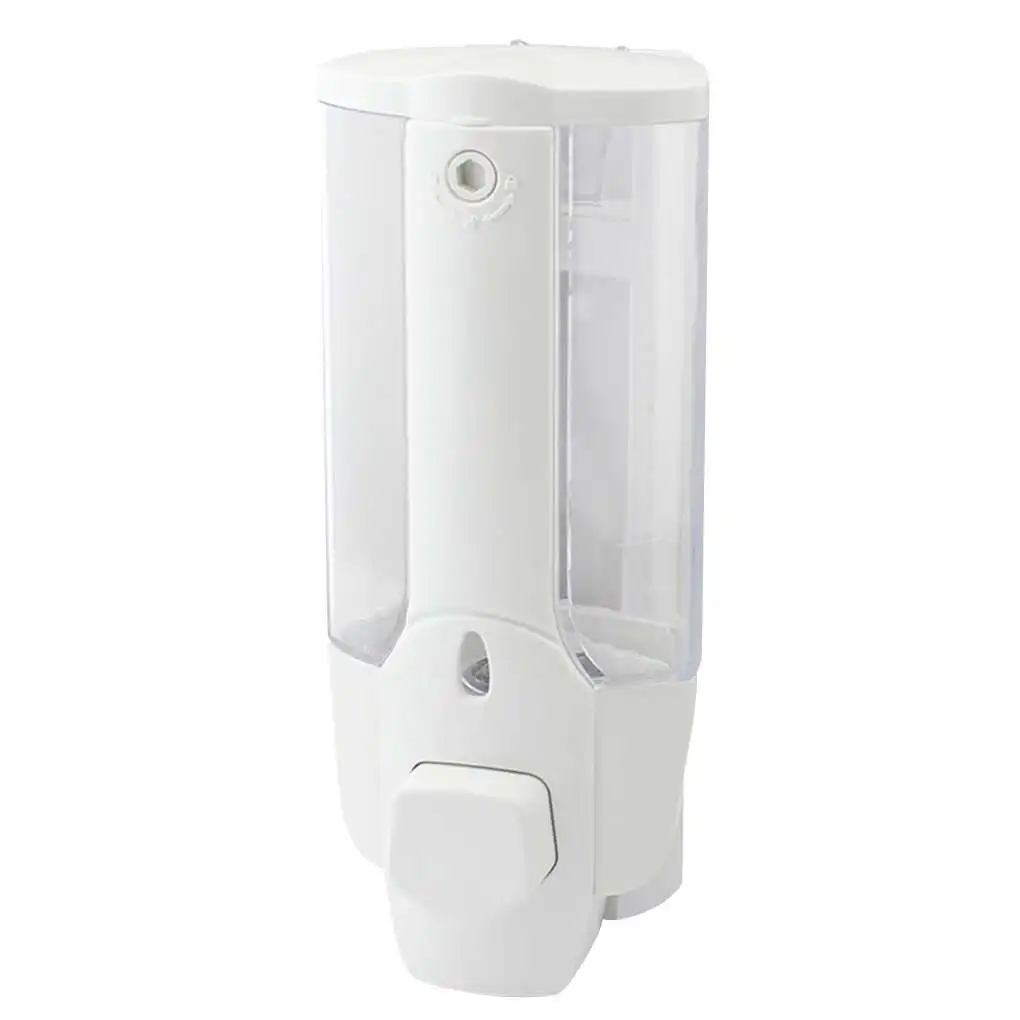 

350ml Wall Mounted Soap Dispenser Home Hotel Bathroom Hand Cleaner Soap Shampoo Shower Gel Dispenser ABS Wall Soap Dispenser