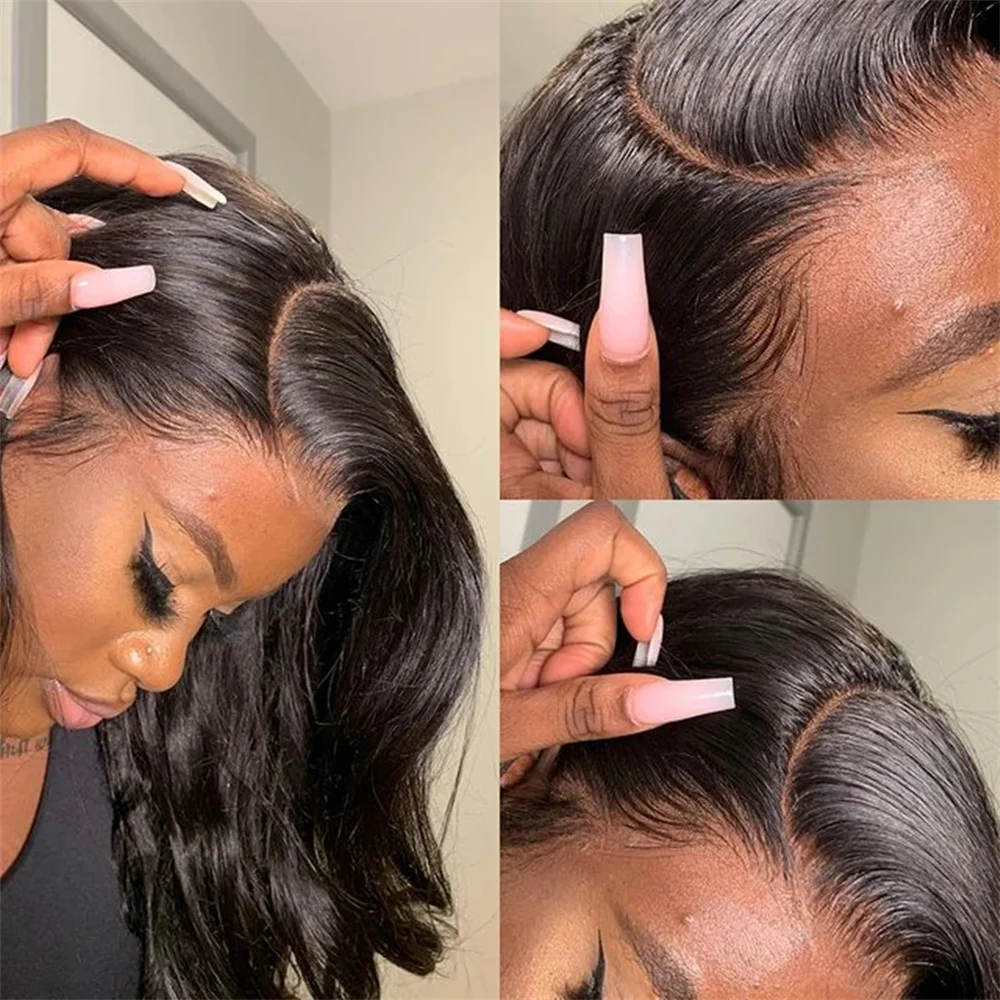 150% плотность женские прямые человеческие волосы парики предварительно