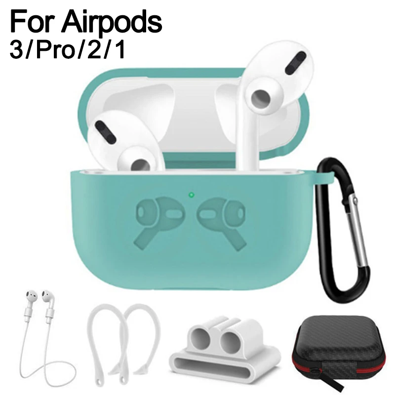 

Защитный чехол для беспроводных наушников Apple AirPods 2 Pro, 6 в 1