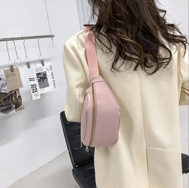 

2022 New Waist Bag Woman Fashion Girls Shoulder Belt Bags Waist Packs