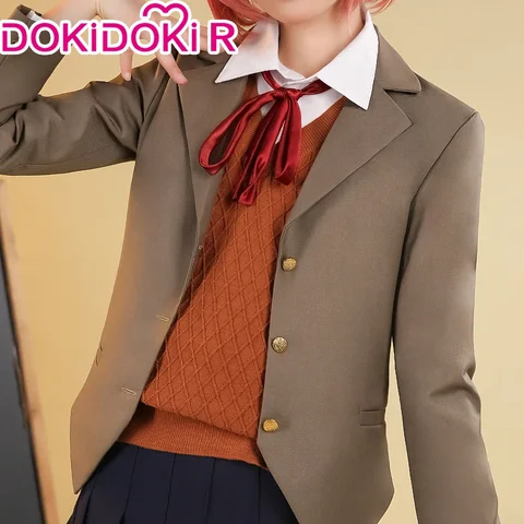Косплей костюм Sayori/Natsuki/Yuri/Monika из игры Doki Doki Literature Club