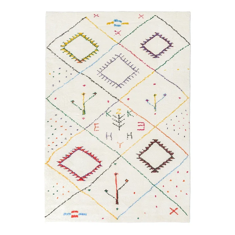 Ковер для гостиной в этническом стиле, большая площадь, пушистый детский ковер для спальни, украшение для дома, гардеробная, плюшевый ковер, Tapete 러그