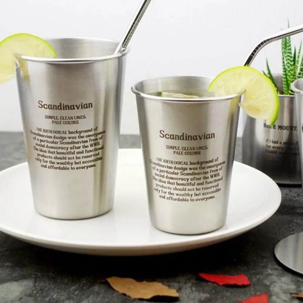 

500ml Stainless Steel Beer Cups Northerneurope Ins Cold Paint Travel Camping Style Beer Water Industry Spray Mug Drinks Cup G6g6