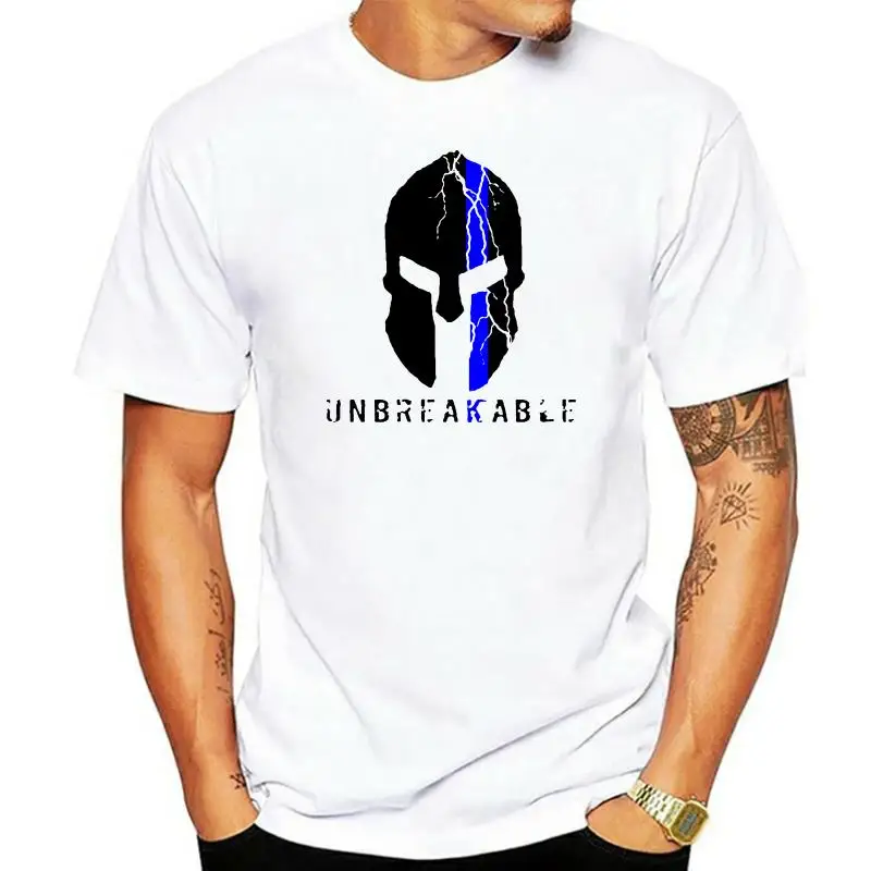 

Personalized Great Unbreakable Blue Line T Shirt 2022 Basic Solid Unique Mens T Shirt Short Sleeve Crew Neck Hiphop Tops