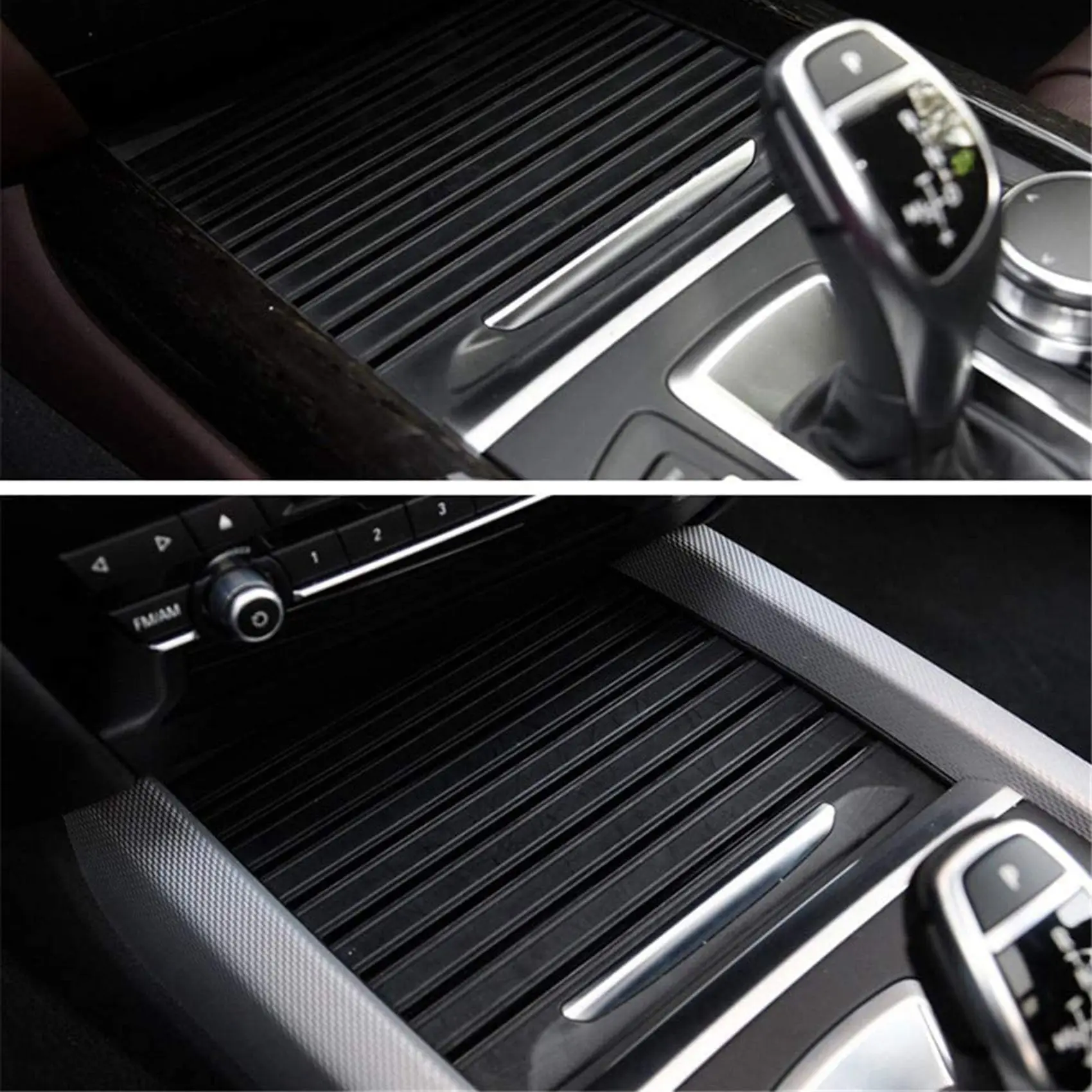 

Center Console Cover Water Cup Holder Sliding Roller Blind Car Accessories for -BMW X5 F15 X6 F16 51169251973