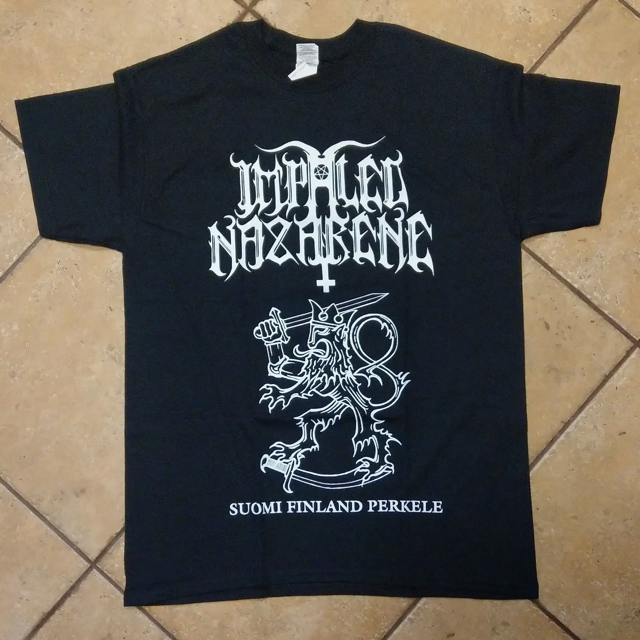IMPALED NAZARENE Suomi Finland Perkele 100 Years t-shirt