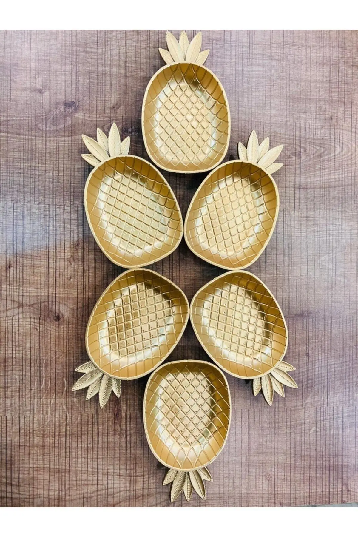 6 дюймов ананас кондитерский золотой | Дом и сад
