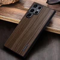 wood pattern case for samsung galaxy s22 ultra s22 plus 5g tpupc anti knock phone protective cover coque for s22