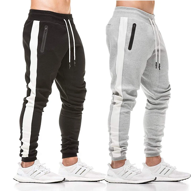 

2022 Jogging Pants Men Running Pants Slim Fit Sports Fitness Gym Jogger Bodybuilding Sweatpants Training Workout Male Trousers